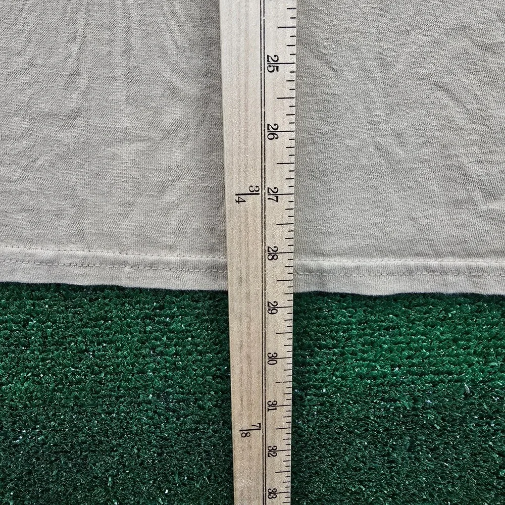 Handcrafted Bourbon Whiskey‎ Tshirt Mens XL Tan Embroidered Whiskey Glass Tee